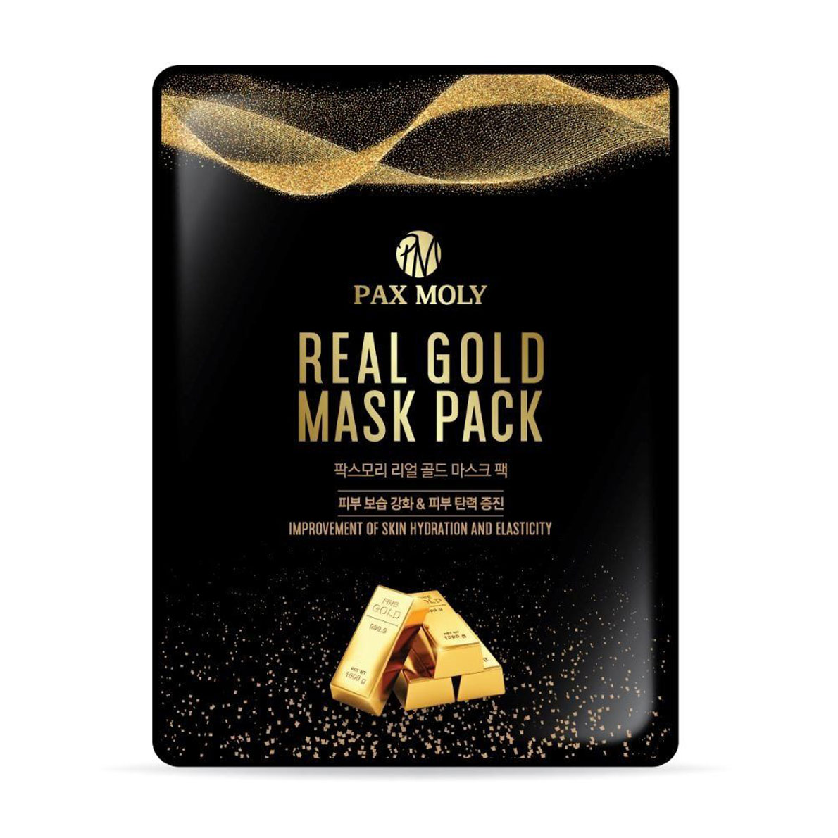 Тканинна маска для обличчя Pax Moly Real Gold з колоїдним золотом, 25 мл