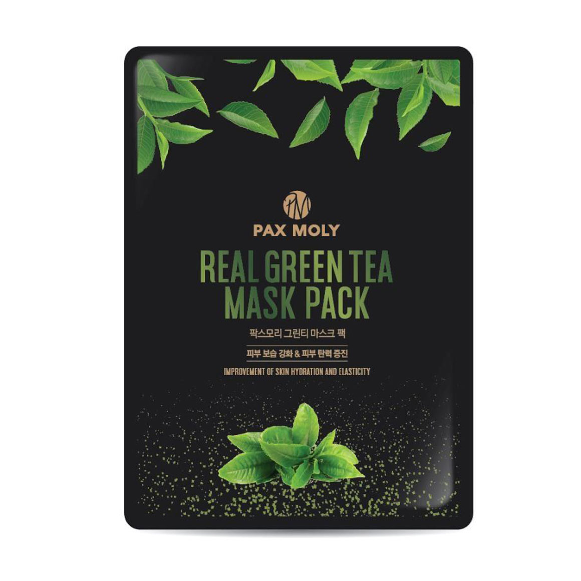 Тканинна маска для обличчя Pax Moly Real Green Tea Mask Pack з екстрактом зеленого чаю, 25 мл