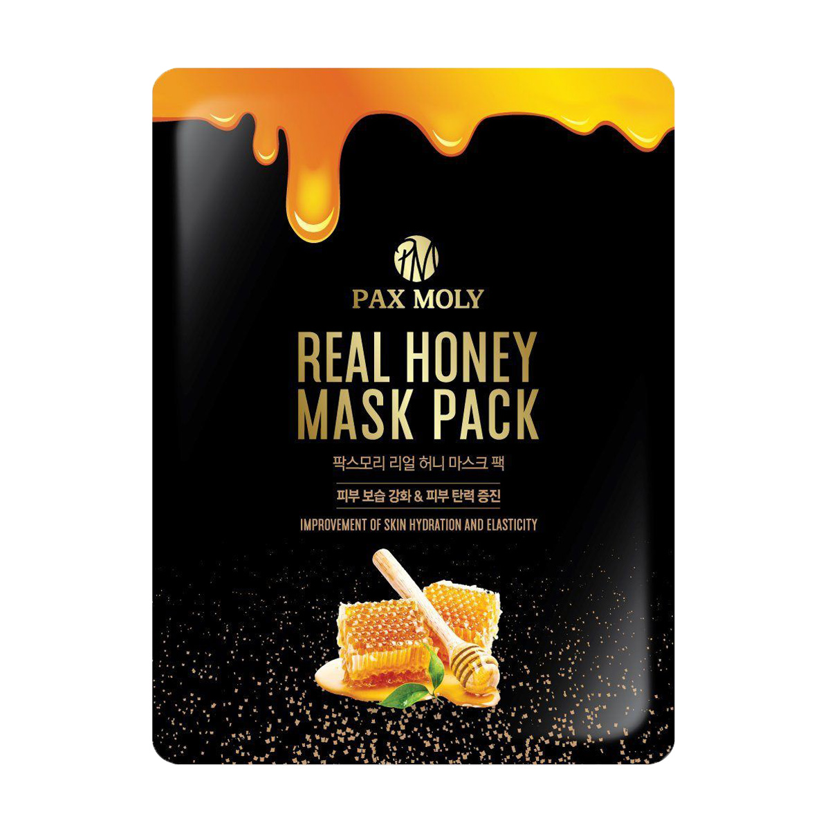 Тканинна маска для обличчя Pax Moly Real Honey з екстрактом меду, 25 мл